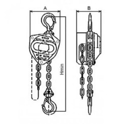 Купить Таль ручная цепная Haklift ABT2000