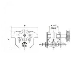 Купити Візок GCL-1С 1000 кг