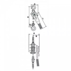 Купити Таль ручна важільна Haklift VTA6000