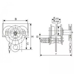 Купити Візок GCL-1E 1000 кг