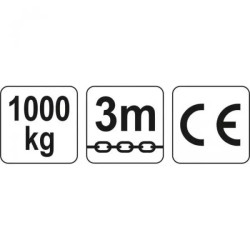 Купити Таль ручна ланцюгова Yato 1000 кг 3 м YT-58951