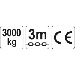 Купить Таль ручная цепная Yato 3000 кг 3 м YT-58954