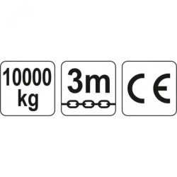 Купити Таль ручна ланцюгова Yato 10000 кг 3 м YT-58957