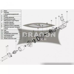 Купить Лебедка для квадроцикла электрическая Dragon Winch DWM 2000 ST