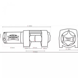 Купить Лебедка для квадроцикла электрическая Dragon Winch DWM 3500 ST