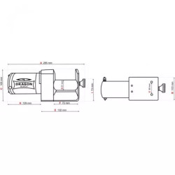 Купить Лебедка электрическая для ATV Dragon Winch DWM 2000 ST YP