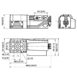 Купить Трейлерная лебедка Come-up 5000Si 12 V STD 2268 кг