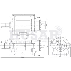 Купити Лебідка гідравлічна Husar BST H 35000 lbs