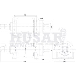 Купити Лебідка гідравлічна Husar BST H 45000 lbs