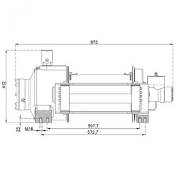 Купити Лебідка гідравлічна Hammer Winch HMW 12.6 PHT - EN 12.6 т сталевий корпус