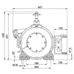 Купити Лебідка гідравлічна Hammer Winch HMW 14.2 PHT - EN 14.2 т сталевий корпус