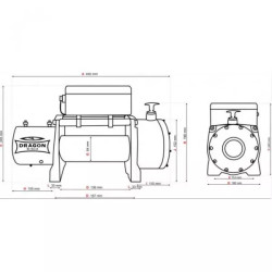 Купить Лебедка электрическая Dragon Winch DWM 8000 HD