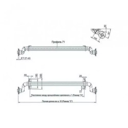 Купить Ось торсионная безтормозная AL-KO PLUS OPTIMA 750 кг 1400 мм (98х4)