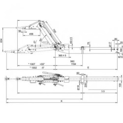 Купити Гальмо накату AL-KO 251 VB-2 OPTIMA з регулюванням висоти 1425-2700 1650 мм