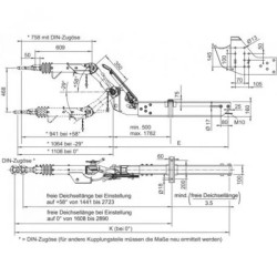 Купити Гальмо накату AL-KO 270VB BASIC з регулюванням висоти 1425-2700 кг 1950 мм