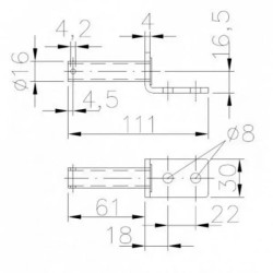 Купить Ответная часть к петле Winterhoff BSCHG 10-17-A