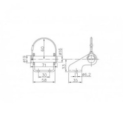 Купить Ответная часть к петле Winterhoff BSCHG 10-17-C