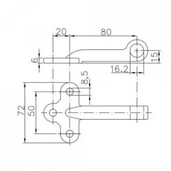 Купить Ответная часть засова Winterhoff WVG 10-A