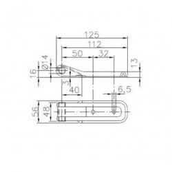 Купить Петля борта Winterhoff BSCH 10-14-120-PO