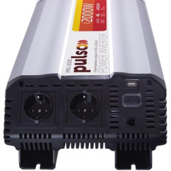Купить Перетворювач напруги PULSO/IMU-2020/12V-220V/2000W/USB-5VDC2.0A/мод.хвиля/клеми