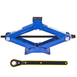 Купити Домкрат гвинтовий "ромб"з тріскачкою 1,5 т. висота підйому 390мм. 2,7кг (DB-T10105B/ST-105B-1,5t)