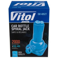 Купити Домкрат механічний телескоп 2т висота підйому 215-485 мм. 4,5кг (DM-4852T/ST-107H)