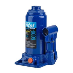 Купити Домкрат гідравлічний  телескоп  5 т валіза. Висота піднімання  185-358 мм 4,1кг Iron Hand (IH-185355