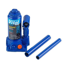 Купити Домкрат гідравлічний  телескоп  2 т картон. Висота піднімання 148- 276 мм 2,4 кг Iron Hand (IH-14827