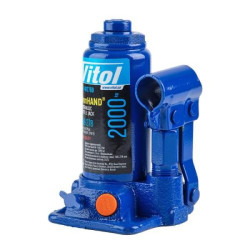 Купити Домкрат гідравлічний  телескоп  2 т картон. Висота піднімання 148- 276 мм 2,4 кг Iron Hand (IH-14827