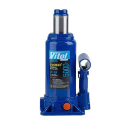 Купити Домкрат гідравлічний  телескоп  5 т картон. Висота піднімання  185-358 мм 4.1кг Iron Hand (IH-185355