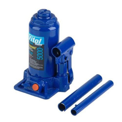 Купити Домкрат гідравлічний  телескоп  5 т картон. Висота піднімання  185-358 мм 4.1кг Iron Hand (IH-185355