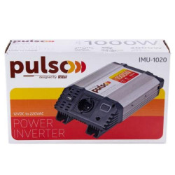 Купити Перетворювач напруги PULSO/IMU-1020/12V-220V/1000W/USB-5VDC2.0A/мод.хвиля/клеми