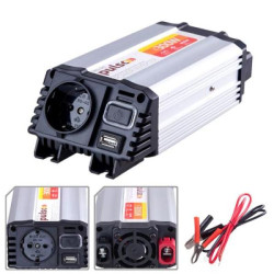 Купити Перетворювач напруги PULSO/IMU 320/12V-220V/300W/USB-5VDC2.0A/мод.хвиля/прикуривач+клеми