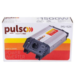 Купити Перетворювач напруги PULSO/IMU-1524/24V-220V/1500W/USB-5VDC2.0A/мод.хвиля/клеми