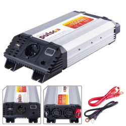 Купити Перетворювач напруги PULSO/IMU-1524/24V-220V/1500W/USB-5VDC2.0A/мод.хвиля/клеми
