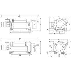 Купити Лебідка гідравлічна Hammer Winch 7032 кг сталевий корпус