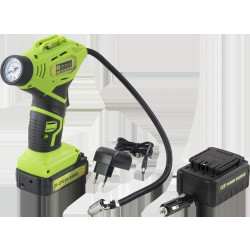 Купити Аккумуляторный насос-компрессор Zipper ZI-LPE20-AKKU