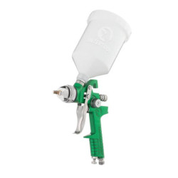 Купить Фарбопульт пневматичний HVLP, форсунка: 2,0 мм, верхній пластиковий бачок: 600 мл, 3 бар