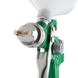 Купить Фарбопульт пневматичний HVLP, форсунка: 2,0 мм, верхній пластиковий бачок: 600 мл, 3 бар