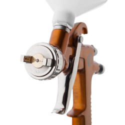 Купить Фарбопульт пневматичний HP, форсунка: 1,5 мм, верхній пластиковий бачок: 600 мл, 5 бар