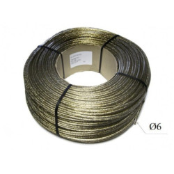 Купить Трос митний TIR Ø=6 mm L=250м (1808960290)