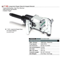 Купить Пневмогайковерт ударний TOPTUL 1" 2440N/m 4000 об/хв KAAB321809