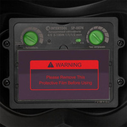 Купити Маска зварника "Хамелеон", клас світлофільтру 1/1/1/2, 4 сенсори, DIN5-13, 1/25000С, см.окно 98х53мм