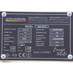 Купити Дизельный генератор UNIVERSAL UND-YD 35 KVA