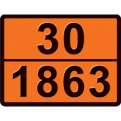 Купити Інформаційна табличка ADR &quot;Авіаційне пальне 30-1863&quot; Bicma Bicma Цинк Італія (2601391117)