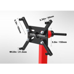 Купити Стенд ремонта двигателей складной поворотный (кантователь) 680кг TORIN T26801