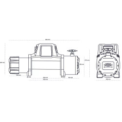 Купить Лебедка электрическая Dragon Winch DWM 13000 ST 12 В трос 30 м