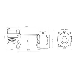 Купить Лебедка электрическая Dragon Winch DWT 16000 HD 24 В