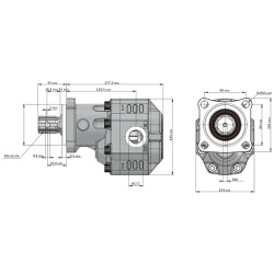 Купить Насос шестеренный KAZEL ISO EHASS 27 BD 1/2" 27 см³