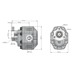 Купить Насос шестеренный KAZEL UNI EHASS 17 BD 1/2" 17 см³